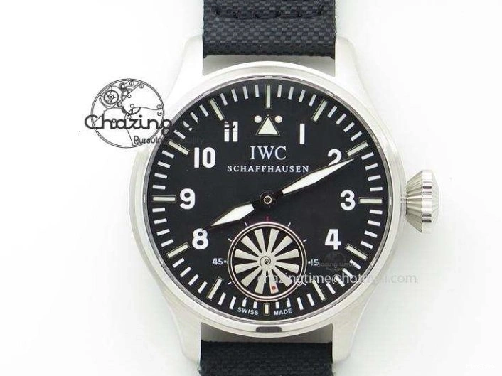 MIROTIME 0130 Big Pilot IW329701 M+F 1:1 Best Edition Black Dial on Brown Leather Strap MY RelaxedFit 7005